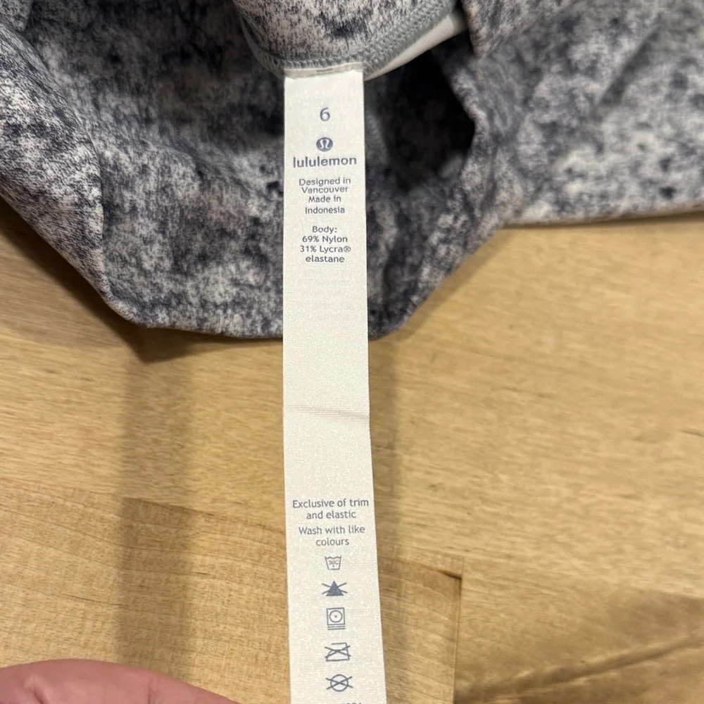 Lululemon 6 Wunder Under Luxtreme Alpine Tights Gym